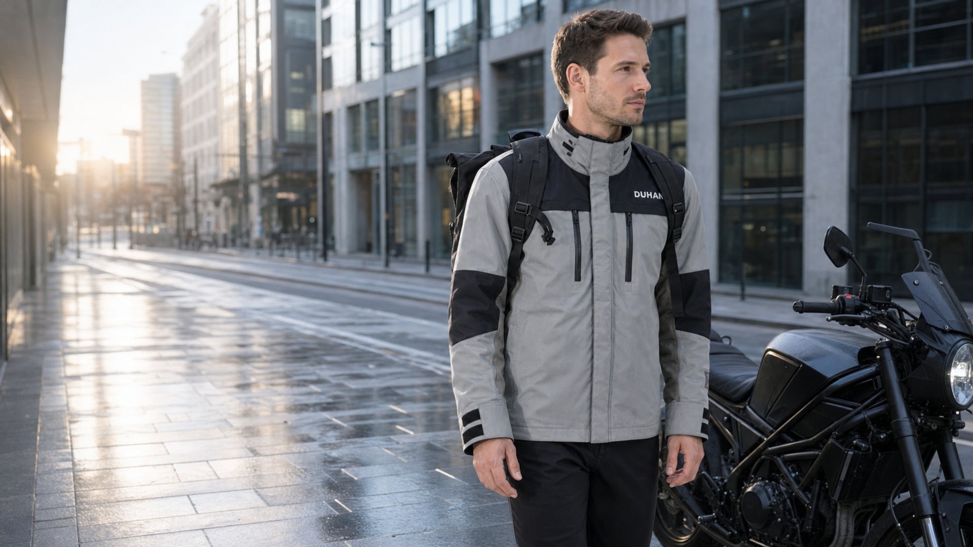Abbigliamento DUHAN per il tragitto urbano